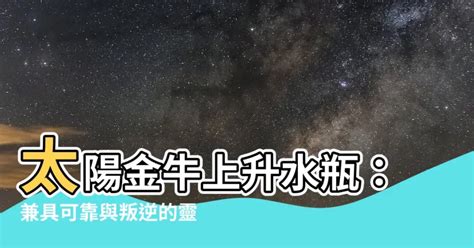 太陽金牛 上升水瓶|上升水瓶｜深入解讀性格特點、外在印象及愛情觀/感情